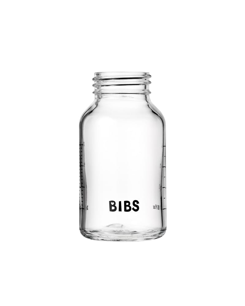 BIBS tåteflaske – Ekstra Glassflaske 120ml