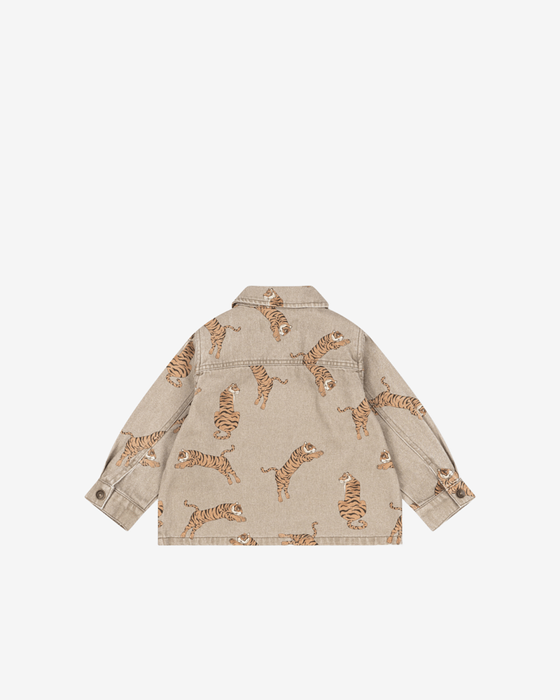 Denim Jakke M/ Glitter Paljetter - Øko Bomull | Magot Shirt GOTS