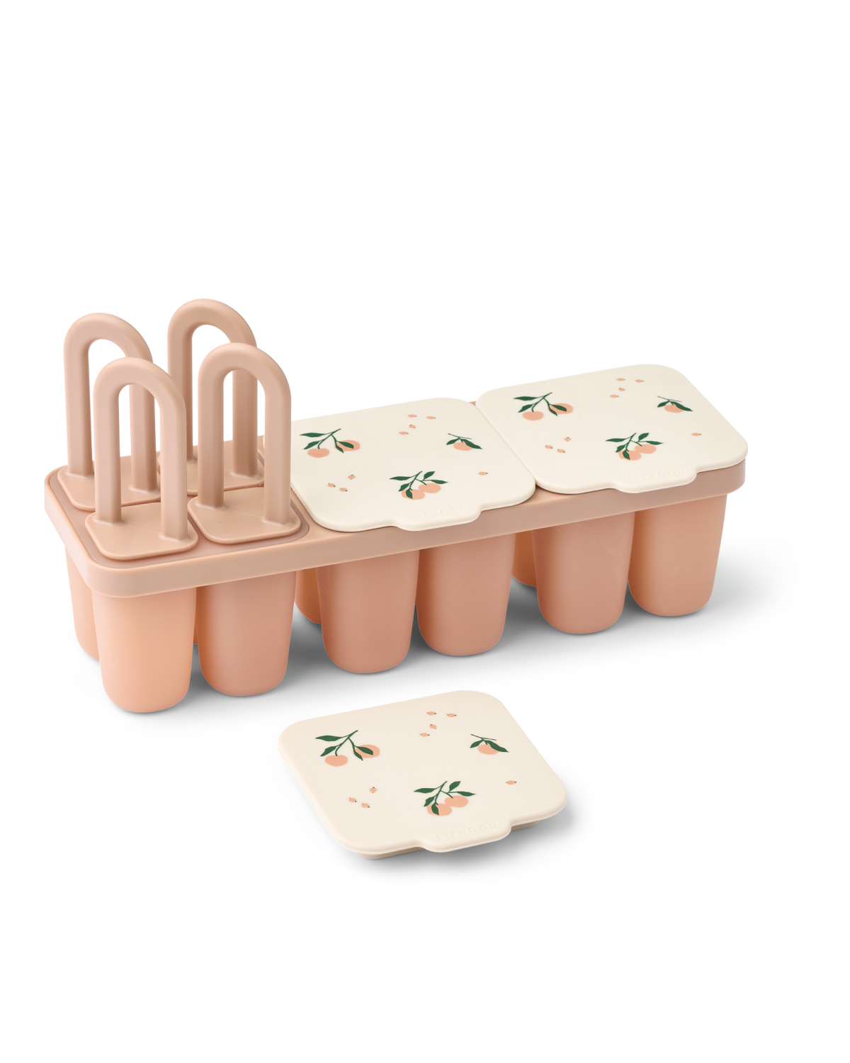 Fryseform M/ Lokk & Ispinner 2i1 | Kaimen Food & Ice Pop Tray