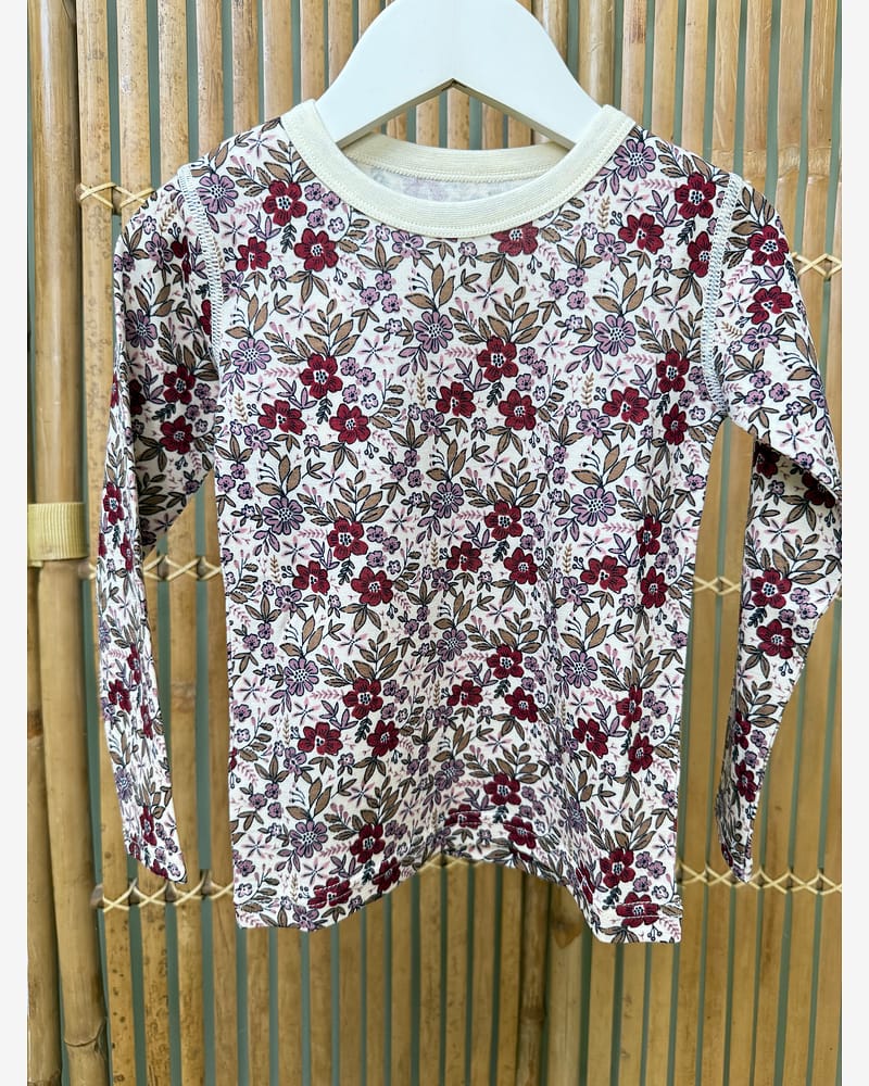 Trøye Langermet - Ull/Bambusviskose | Abba Flor