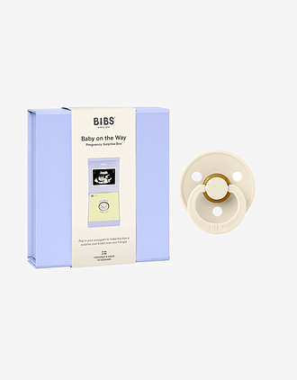 BIBS Gift Set Box m/ Naturgummi Smokk - 0-6 mnd | Baby on the Way
