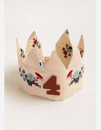 Bursdagskrone Barn 1-9år - Økologisk & Resirkulert | Fabric Birthday Crown