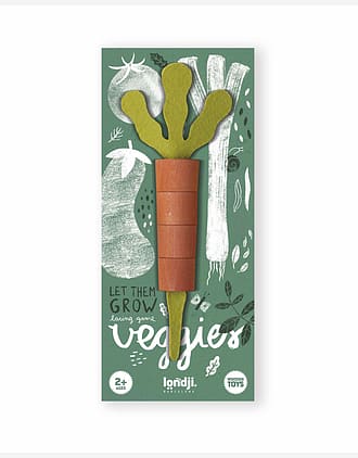 Stableleke m/ Tre-gjennom vri - "Dyrk en grønnsak", 4stk | Montessori Leker