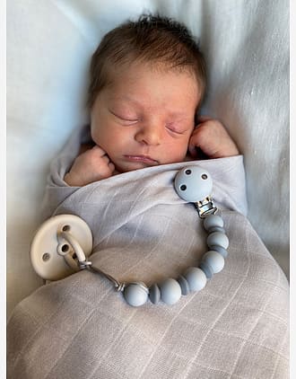 Smokkesnor med Perler - Silikon | Bubble Pacifier Clip