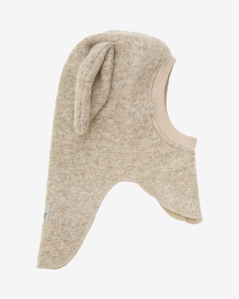Balaclava Ull 2-lags - Kaninører, Børstet Ullfleece | Ears Wool