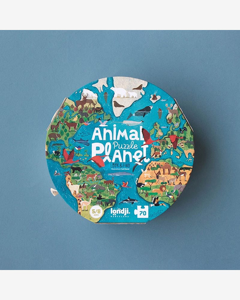 Puslespill 2i1 Barn 5+ - “Dyreplaneten” | Animal Planet