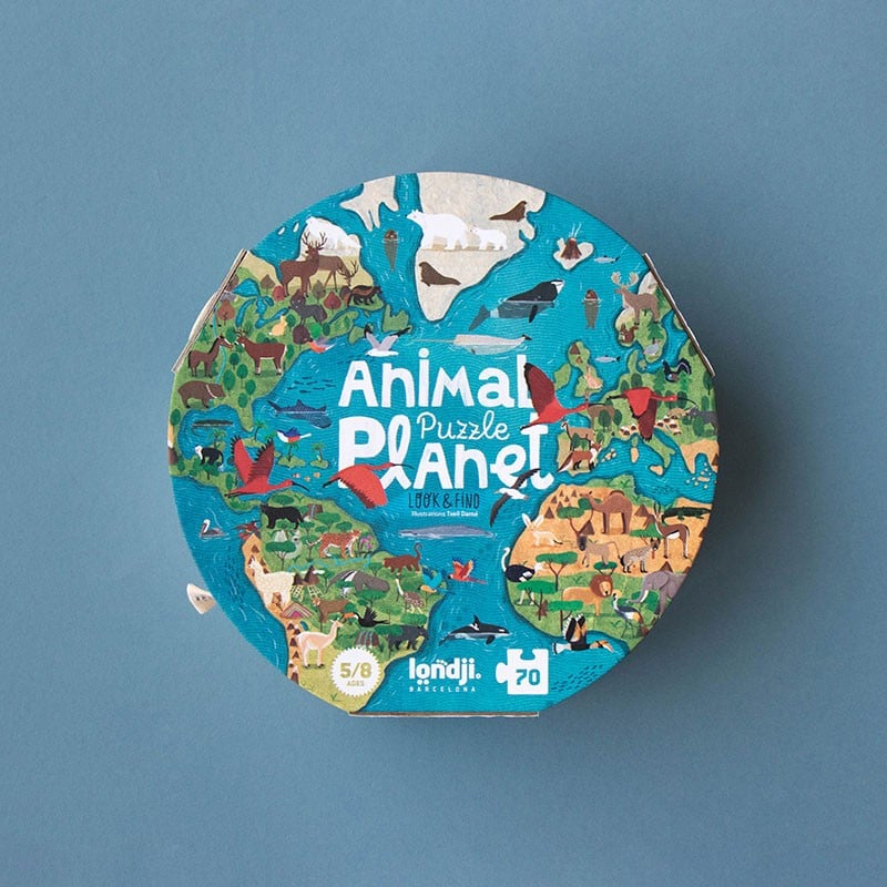 Puslespill 2i1 Barn 5+ – “Dyreplaneten” | Animal Planet