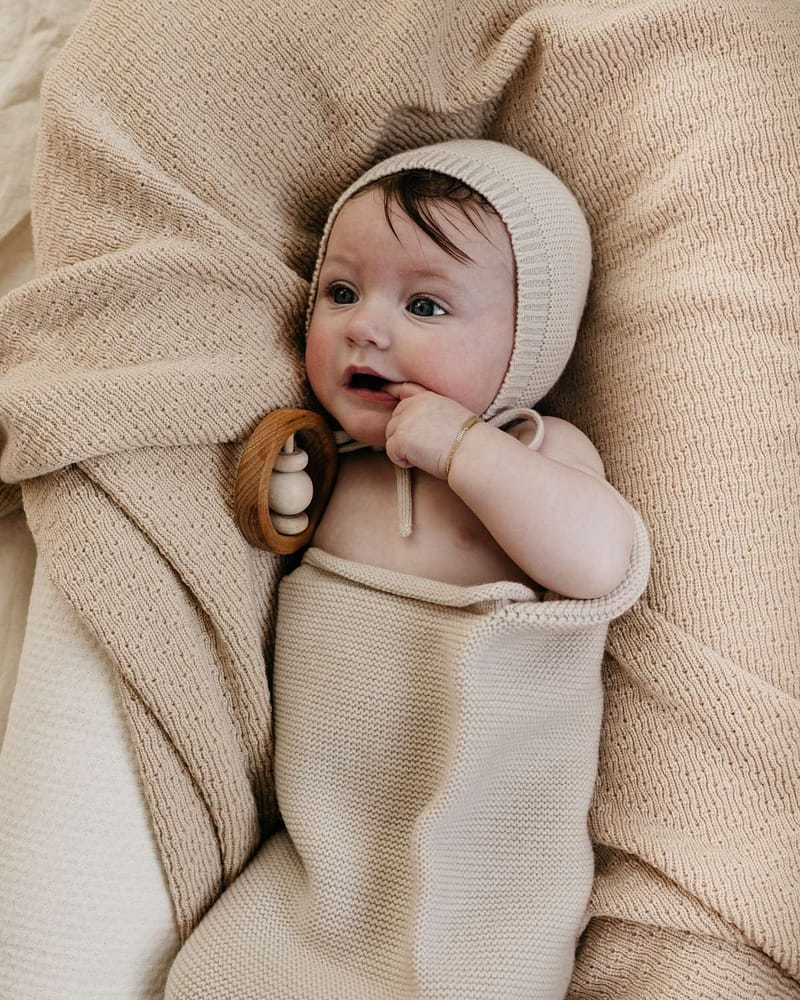 Babyteppe Ull, Tykt - 100% Merino, Ubehandlet | Dora