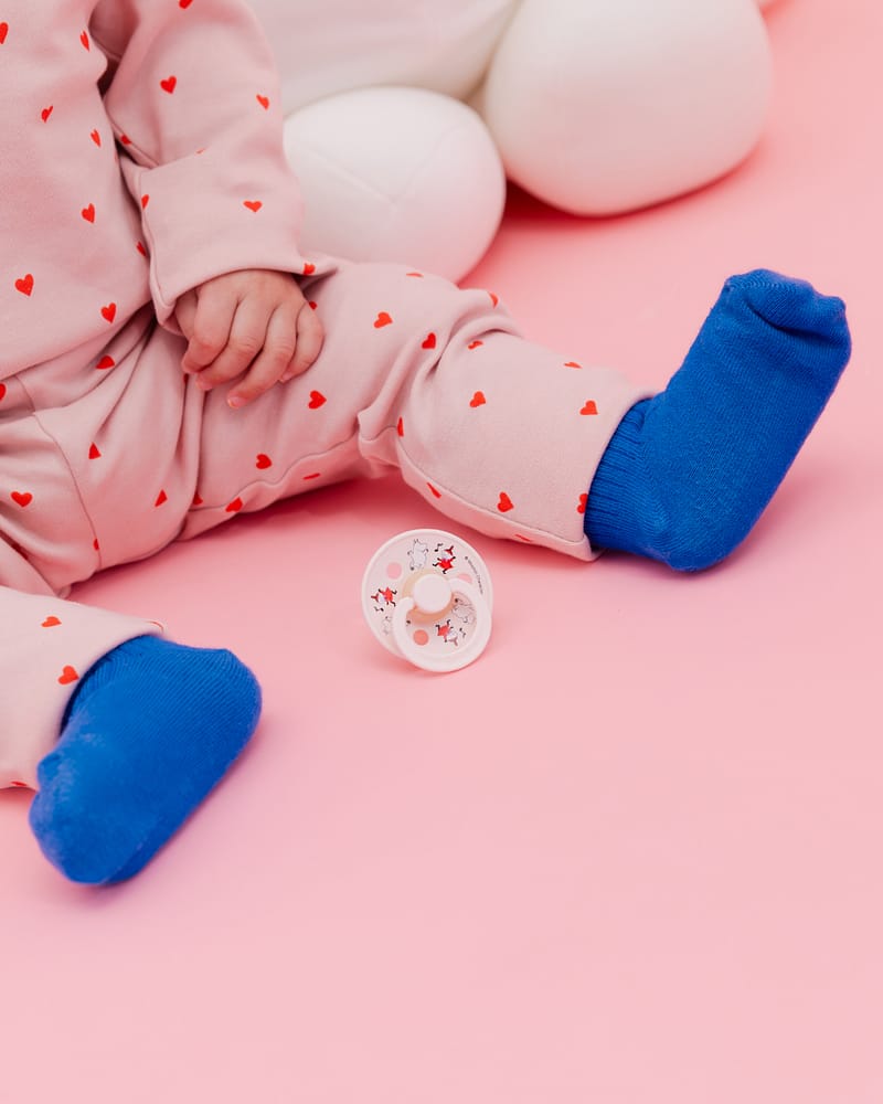 BIBS x Moomin Smokk 2pk – Rund, Naturgummi