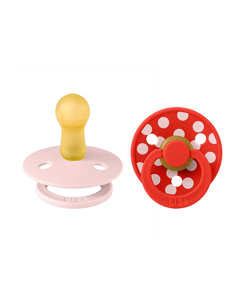 BIBS Smokk 2pk - Rund, Naturgummi