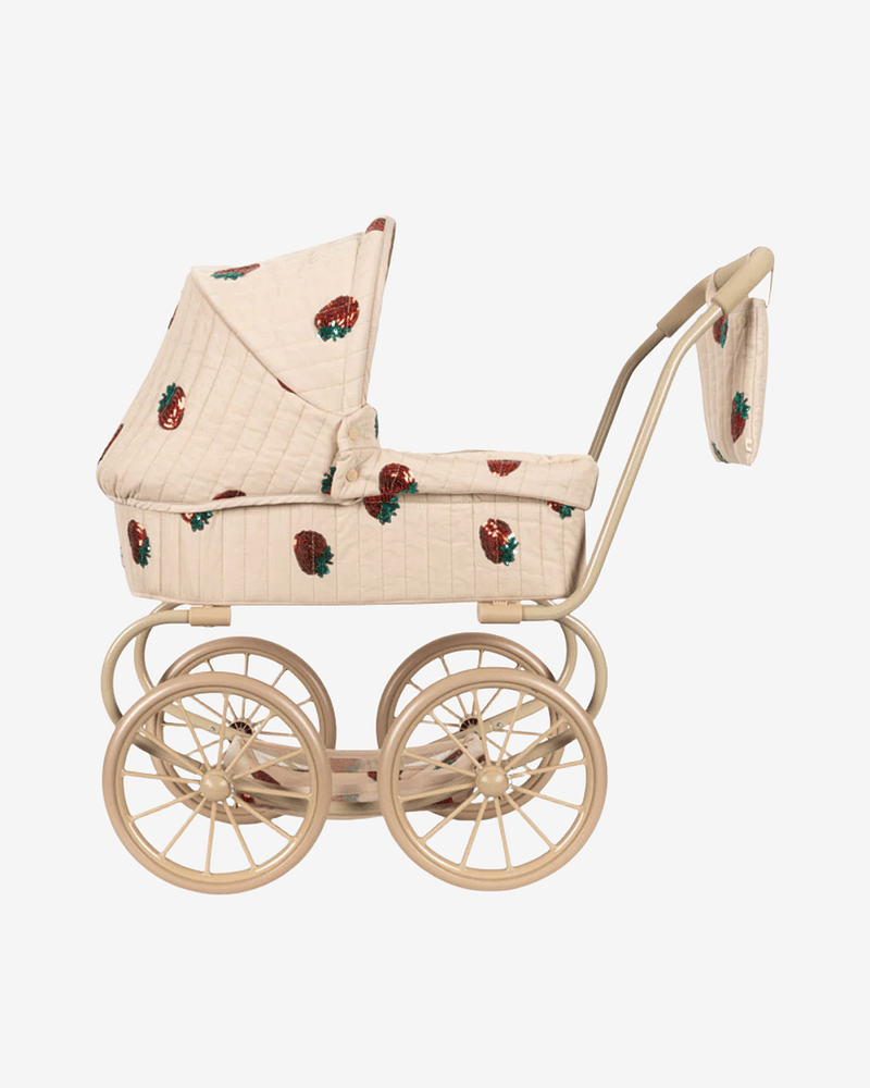 Dukkevogn m/ Vognbag & Glitrende Paljetter | Minnie Tulle Doll Pram