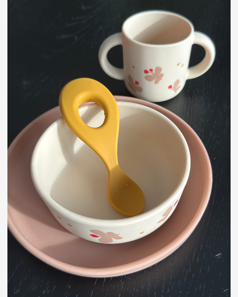 Spisesett i Silikon - 4pk | Vivi