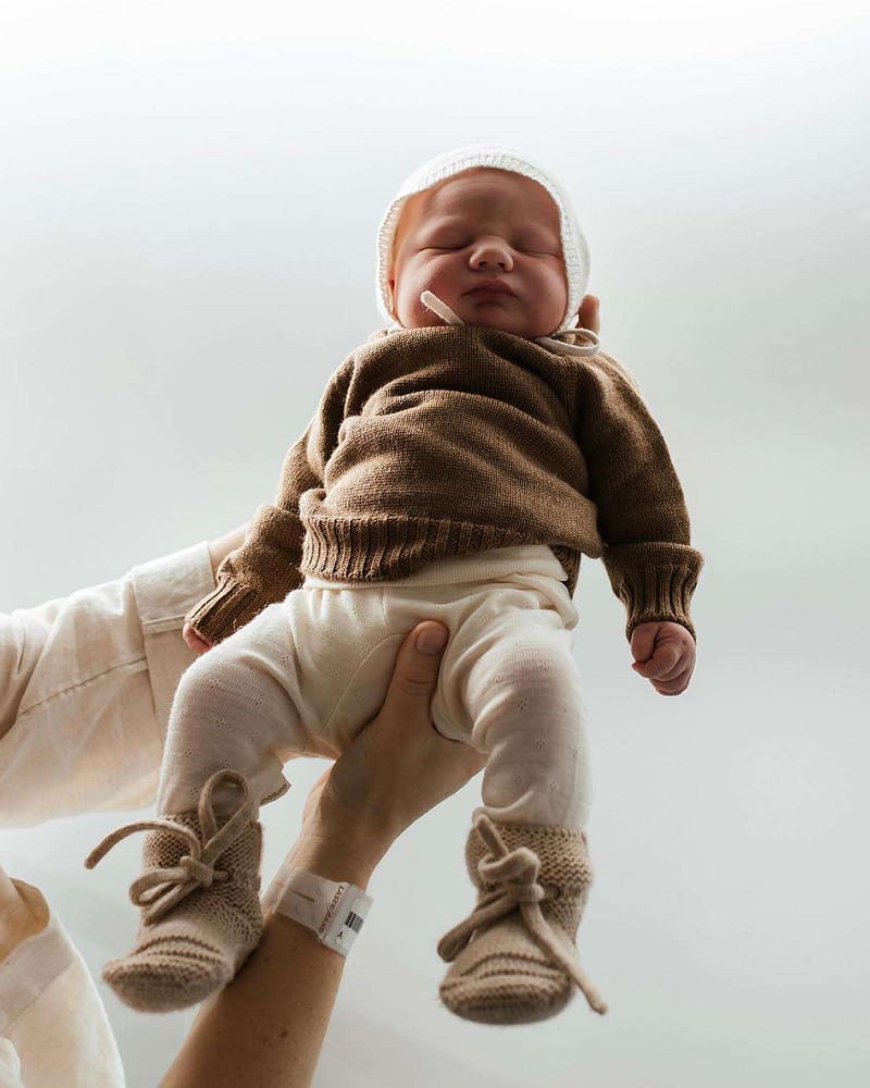 Ullbukse m/ dobbelt liv – 70% Merino, 30% Silke – Ubehandlet Ull