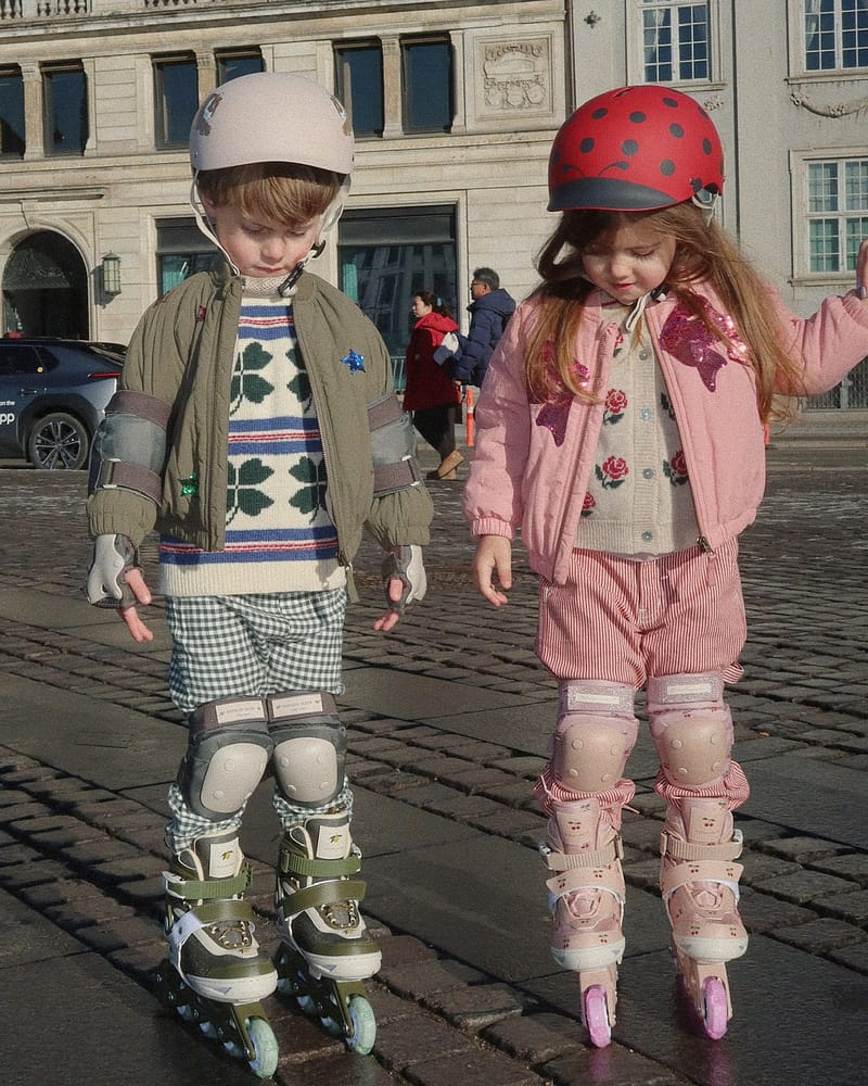 Beskyttelse for Rulleskøyter & Skateboard - Sett: 2x Albue-, Håndledd- og Knebeskyttere | Protective Gear