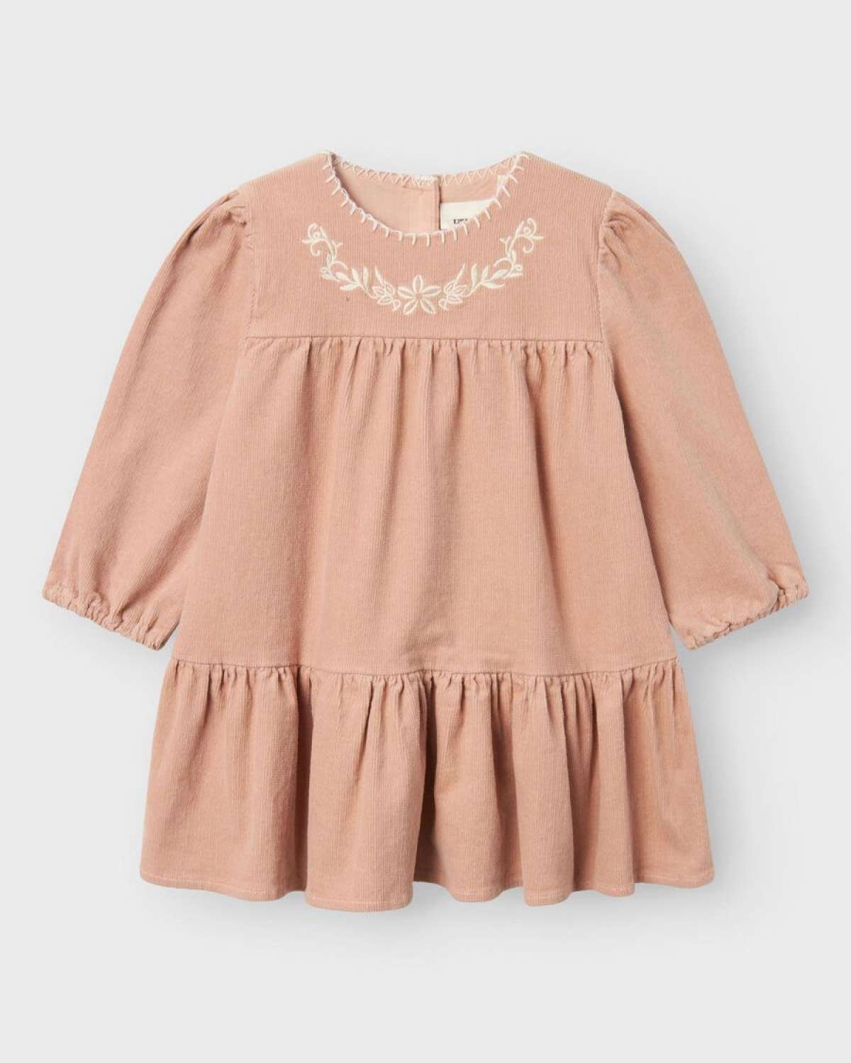 Kjole Barn M/ Volanger – Øko Cordfløyel | Revelle LS Cord Dress