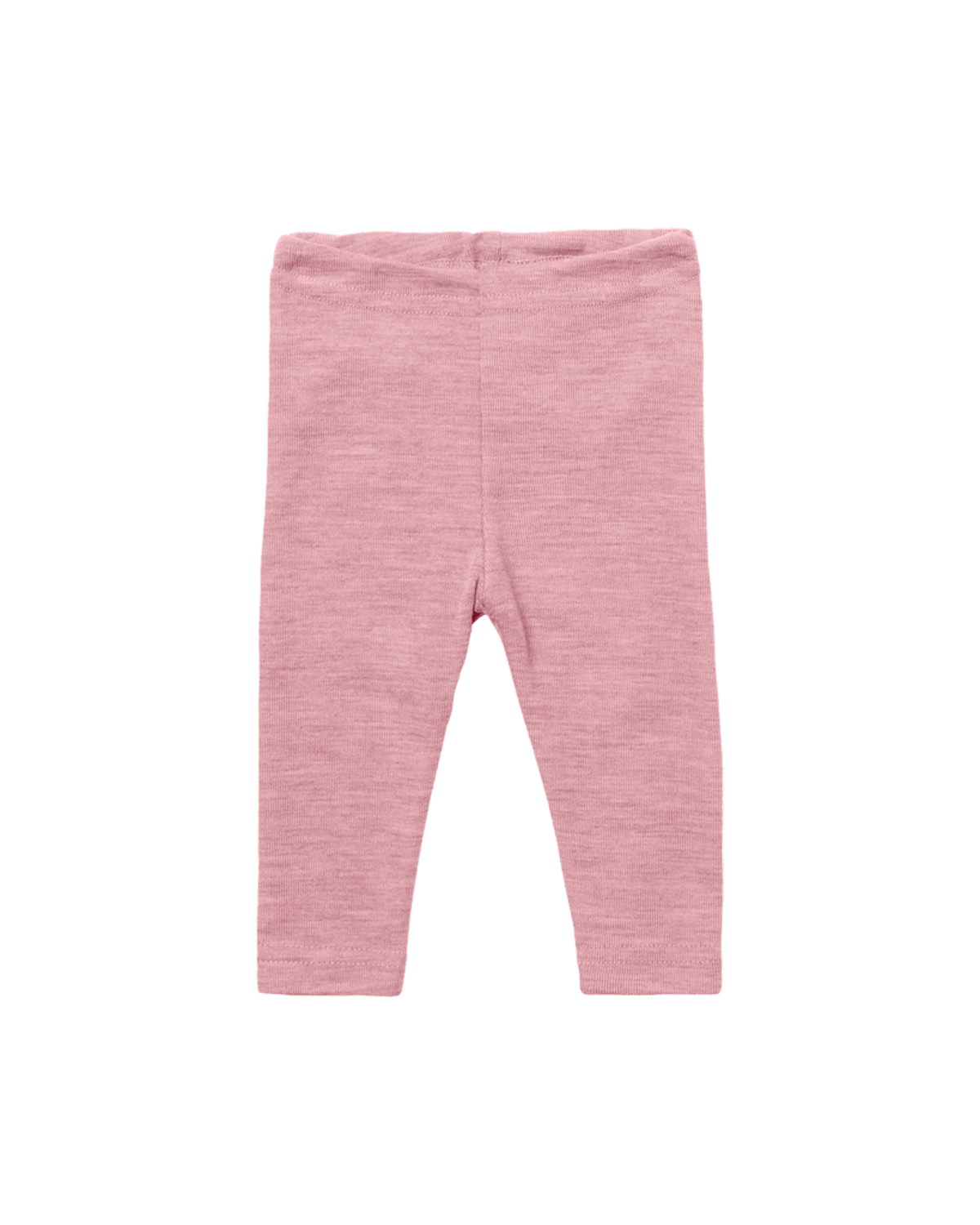 Ullongs – 100% Ubehandlet Ull | Baby Leggings, Rosa Melange
