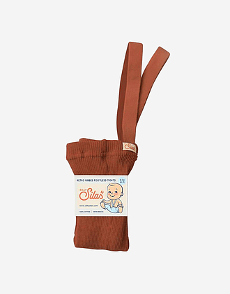 Strømpebukse Rib u/ føtter, m/ seler - Footless Tights
