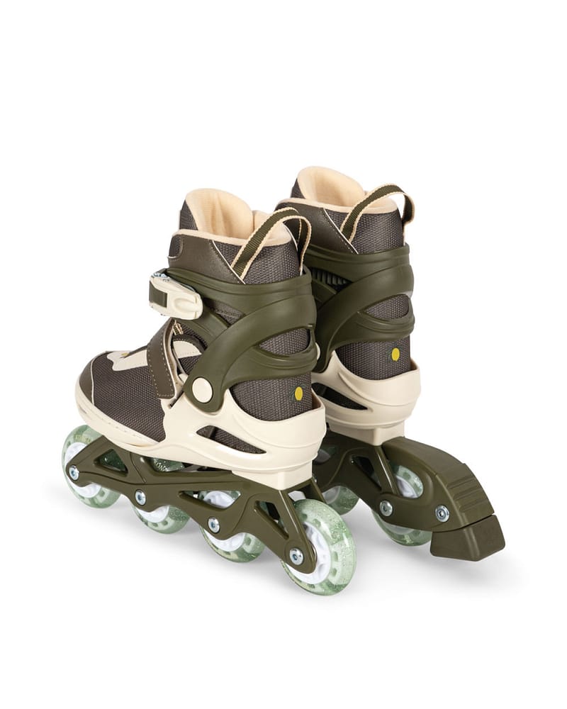 Rulleskøyter Barn m/ Lys i hjulene - 6 Justerbare Størrelser | Light Up Roller Skates