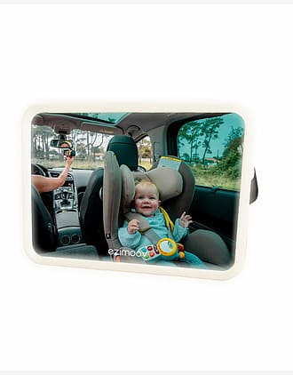 Ezimoov Bilspeil Baby Mirror m/ Fjernkontrollstyrt LED lys | Ezi Car Mirror with LED