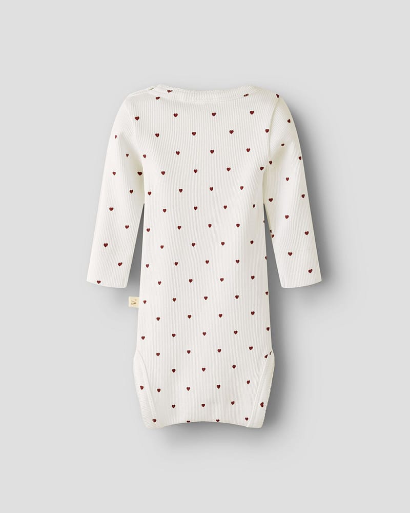 Body Langermet - Ribb, Øko TENCEL | NBFGAGO LS SLIM BODY LIL NOOS