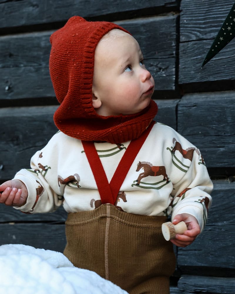 Strømpebukse Rib m/ seler | Footed Tights