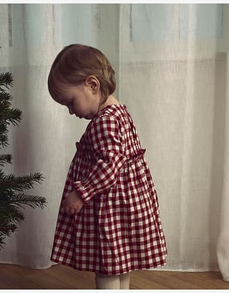 Kjole Baby M/ Volanger - Øko bomull | NBFRIO LS LOOSE BODY DRESS LIL