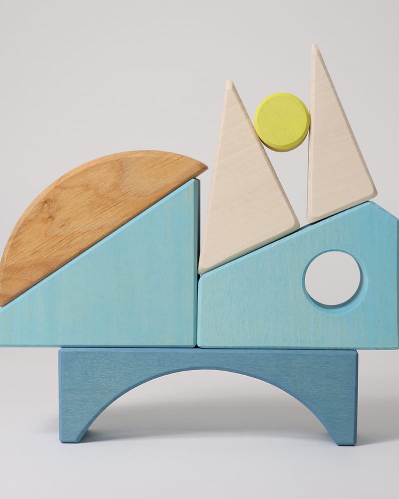 Byggesett og Puslespill - 8 klosser | Building Set