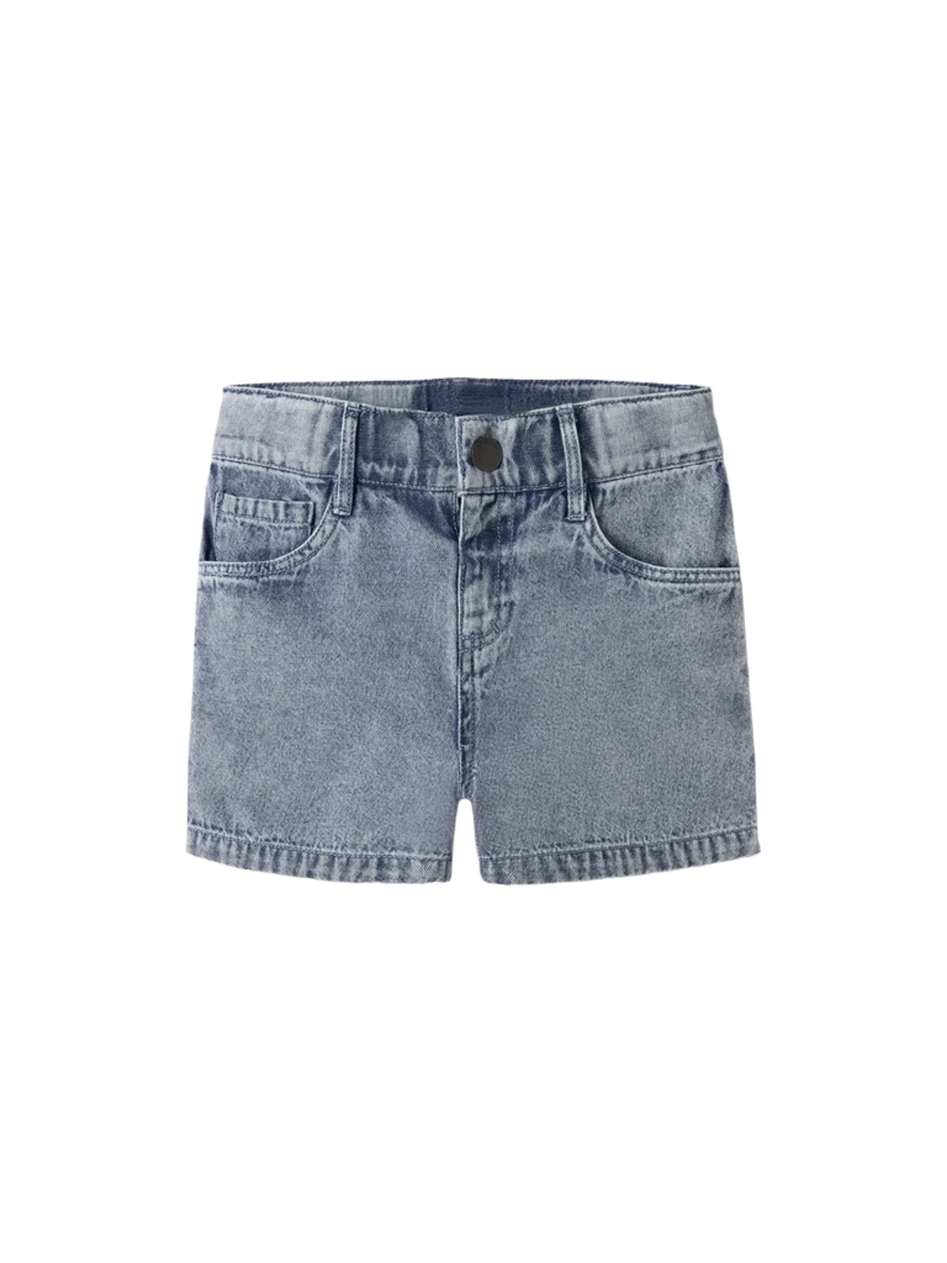 Shorts Barn – Øko Bomull | NMMFUNDA LOOSE DNM SHORTS, Blå - Medium Blue Denim