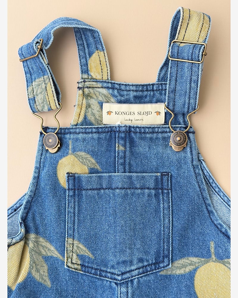 Seleshorts Barn – Denim, 100% Øko Bomull | Magot Overalls GOTS