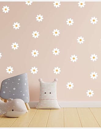 Wallstickers Blomster 50stk - ØKO Veggklistremerker Barnerom