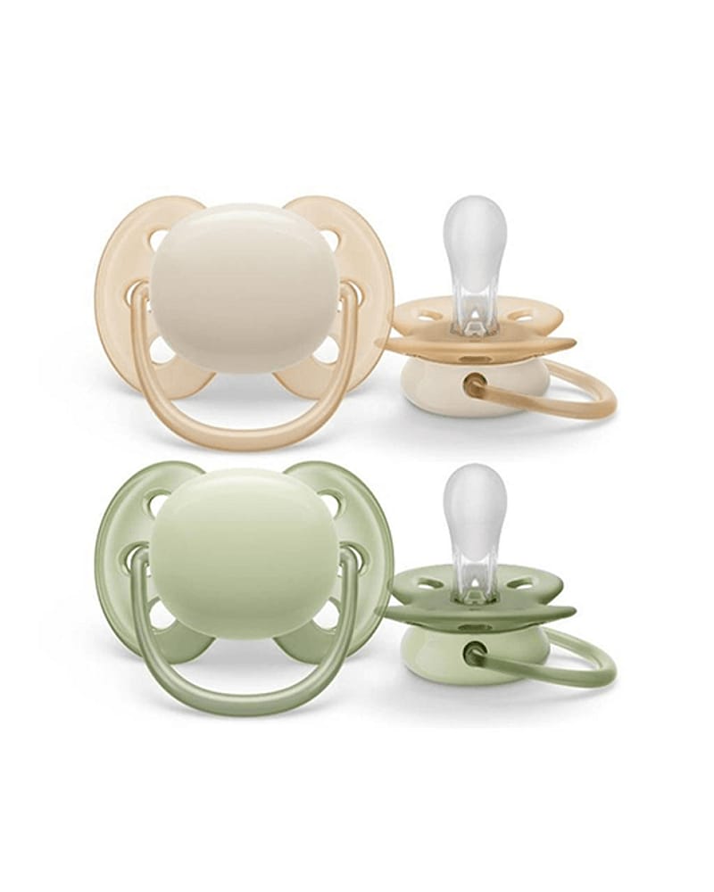 Smokk Ultra Soft 2pk - Dråpeform, Silikon | 0-6m