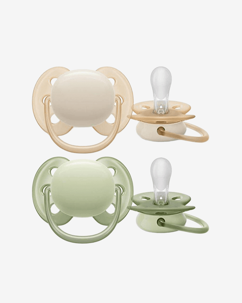 Smokk Ultra Soft 2pk - Dråpeform, Silikon | 0-6m