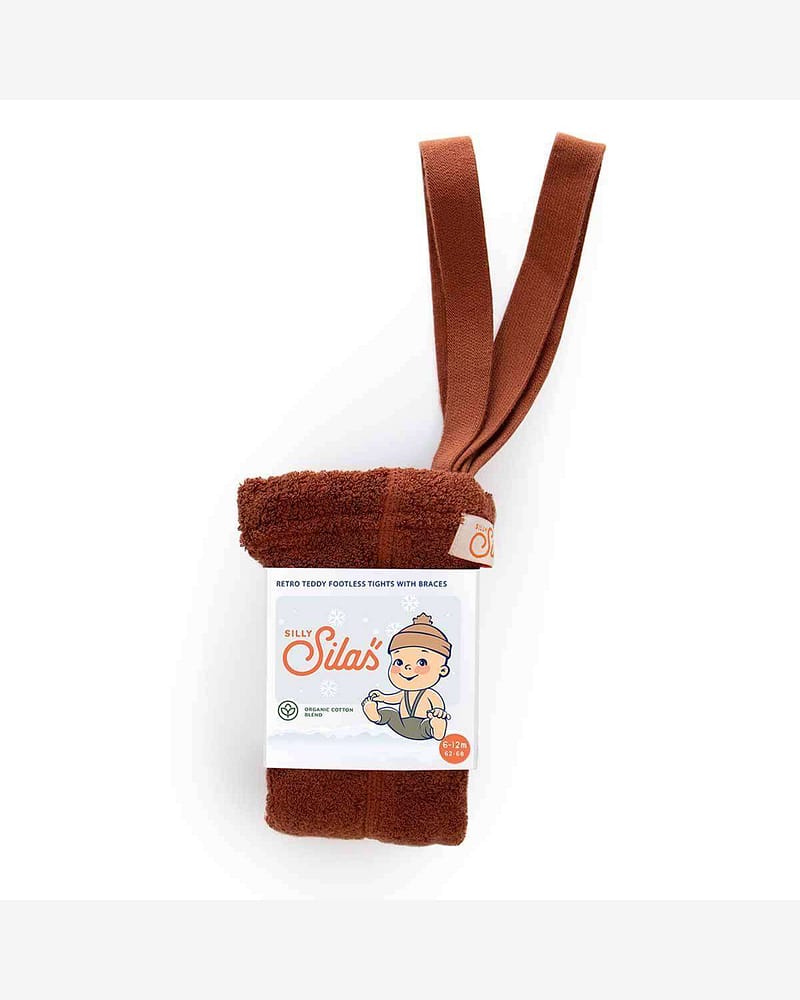 Strømpebukse Teddy u/ føtter m/ seler - Warmy Footless Tights