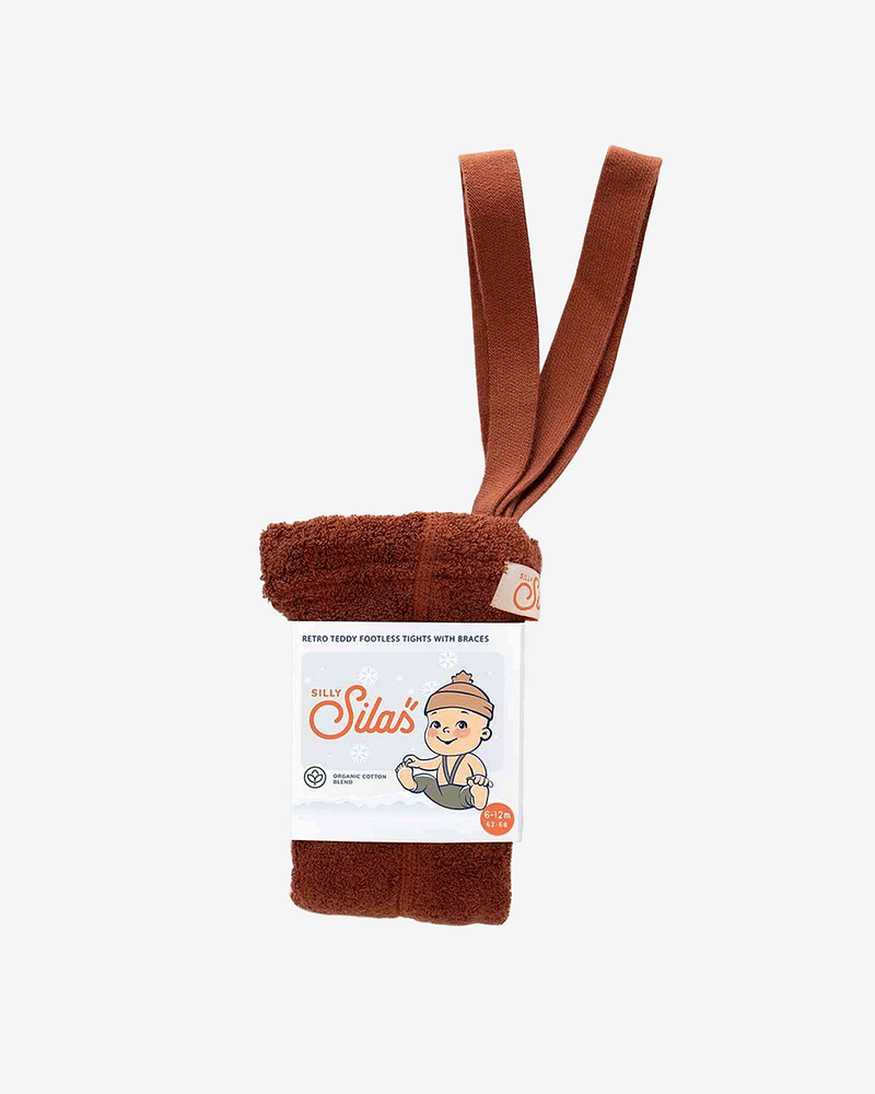 Strømpebukse Teddy u/ føtter m/ seler - Warmy Footless Tights