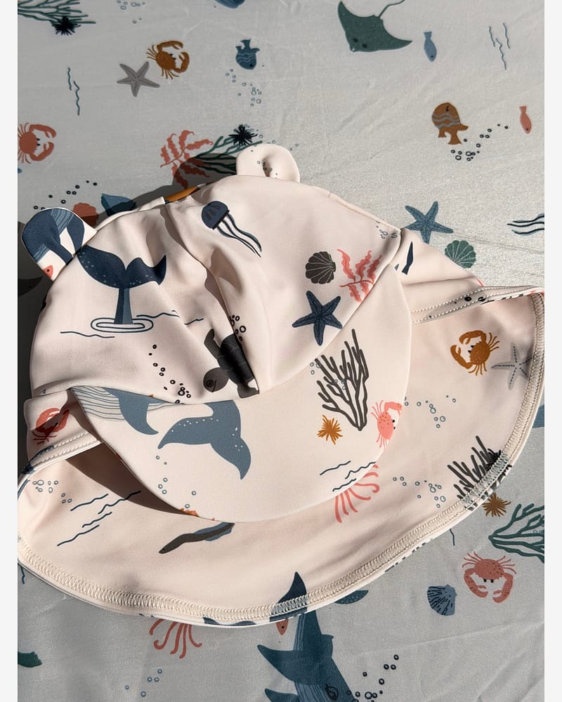 Solhatt UV 40+ - Badehatt m/ Nakkeskygge | Senia Sun Hat With Ears