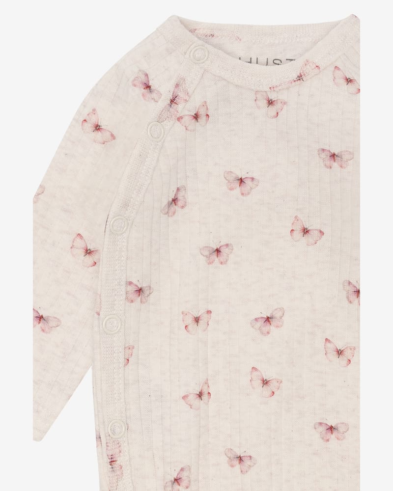 Omslagsbody Baby - 95% Øko Bomull, 5% Elastan | HCBing Animals