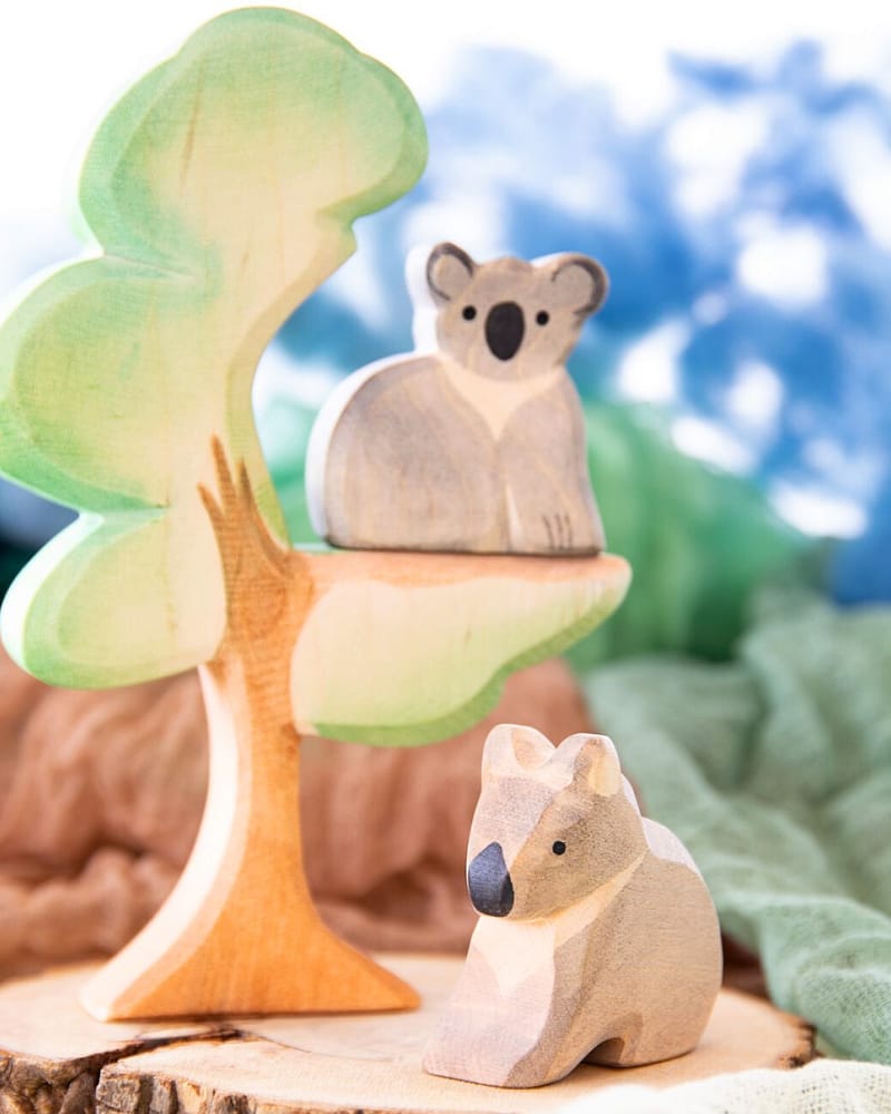 Koala Sittende- Håndlaget Trefigur | Dyrefigur, liten 5