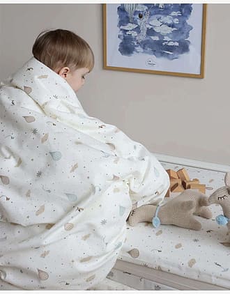 Sengetøy Barn 100x140 - Sateng, Øko Bomull | Bedding Junior