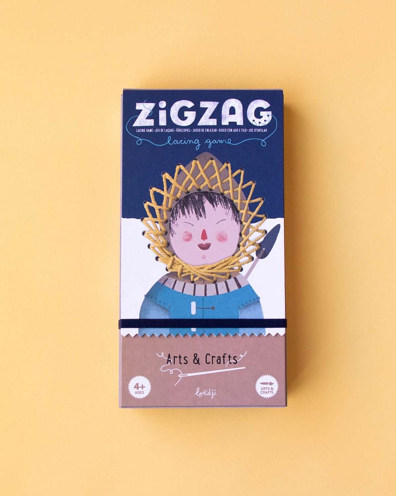 Lær å Sy - Broderingssett m/ syplater | "Zig Zag" Arts & Crafts