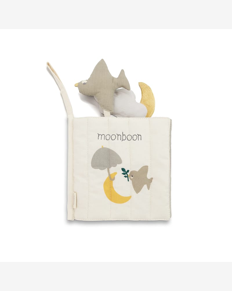 Babybok m/ Broderi - Øko Bomull | Soft night book