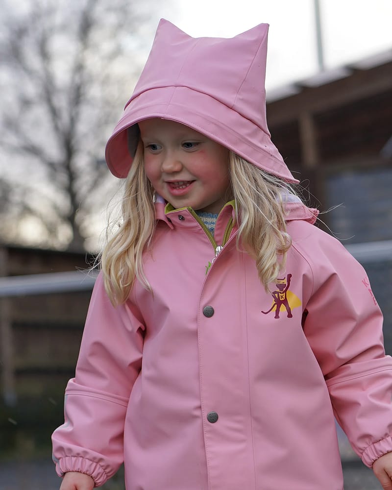 Sydvest Barn M/ Fleecefôr og øreklaffer | Vanntett 10.000 «Superkatten 2026»