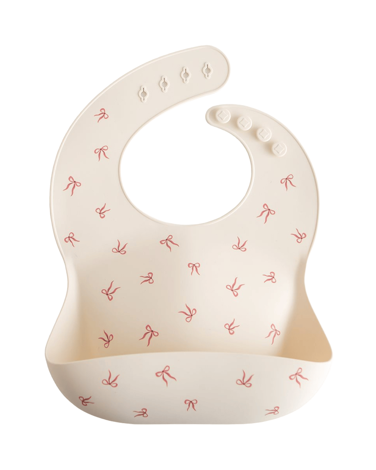 Smekke Baby – Silikon – Dyp Lomme | Silicone Baby Bib, Bows