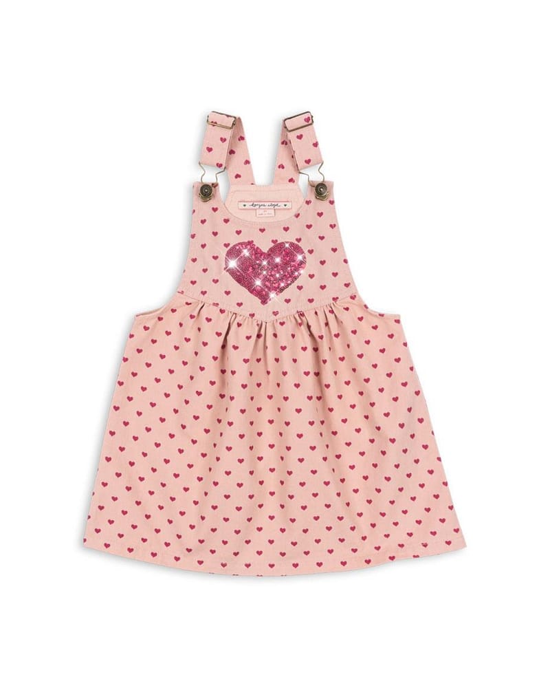 Snekkerkjole med Glitter Paljetter -100% Øko Bomull | Nola Sequin Spencer Dress