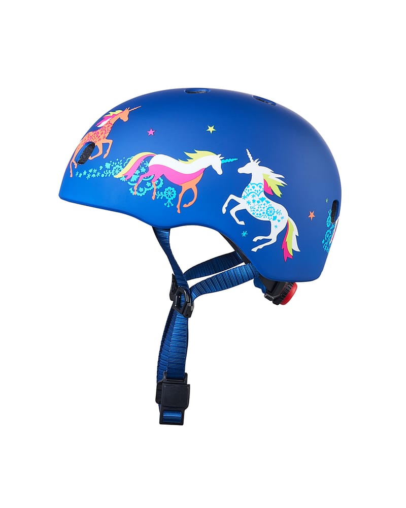 Unicorn Hjelm for Barn – Justerbar Sykkelhjelm m/ LED-lys