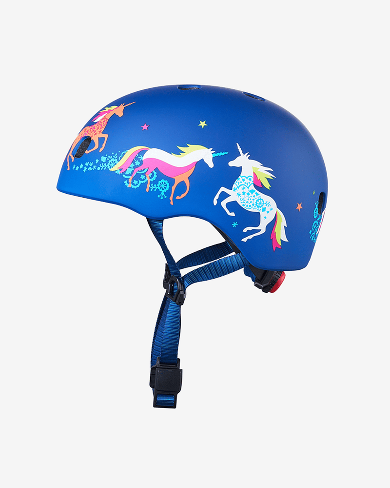 Unicorn Hjelm for Barn – Justerbar Sykkelhjelm m/ LED-lys