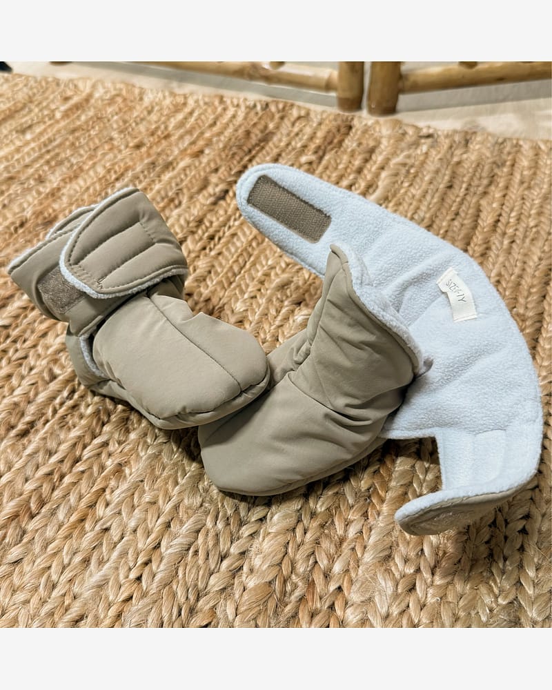 Babytøfler m/ Ullfôr - Vanntette | Baby Booties - Ny Farge 2025