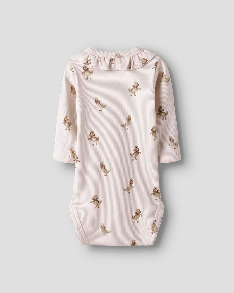 Body Langermet M/ Blondekrage - Øko Bomull | LAVO LOA LS SLIM BODY LIL