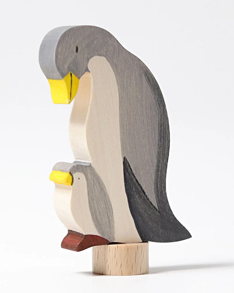 To Pingviner til Bursdagsring | Figur Grimms Lysestake