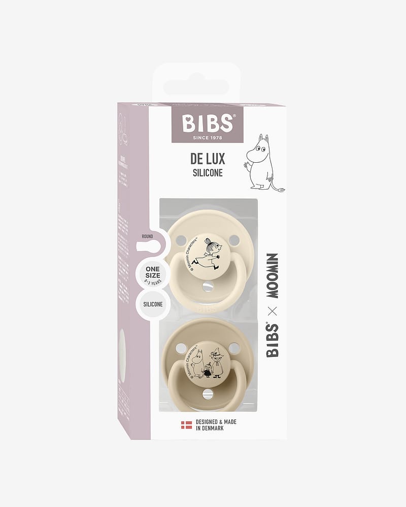 BIBS x Moomin Smokk De Lux 2pk – Rund, SIlikon | Little My