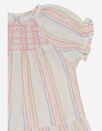 Kjole Baby m/ Volanger - 73% Bomull, 27% Linen | HCKatinka Hello